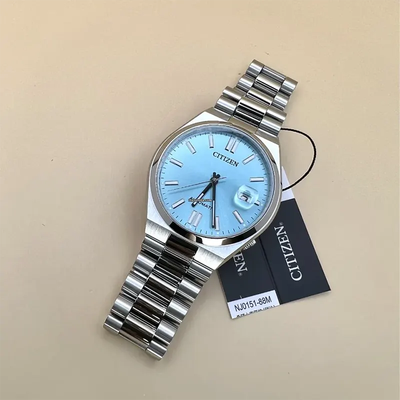 Citizen Tsuyosa Japan Automatic Tiffany Blue Dial Men's Watch- NJ0151-88M